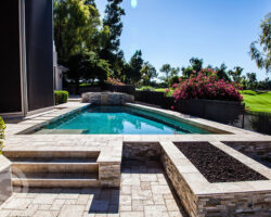 Residential Swimming Pools - geometric pool - Master Pools Guild