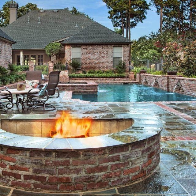 Living Poolside and Fired Up For Winter