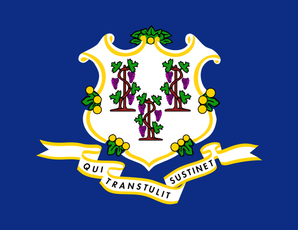 Conneticut, CT flag