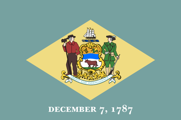 Delaware, DE flag