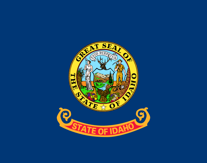 Idaho, ID flag