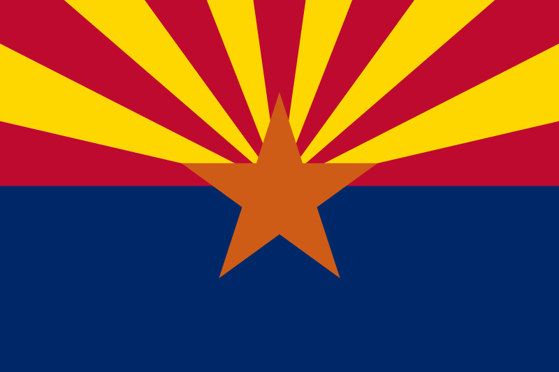 Arizona, AZ flag