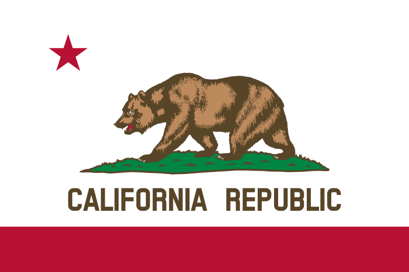 California, CA flag
