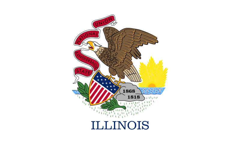 Illinois, IL flag