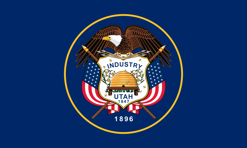 Utah, UT flag
