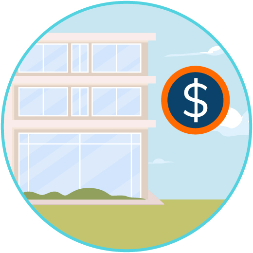 Freeform pool graphic showing value added to your home