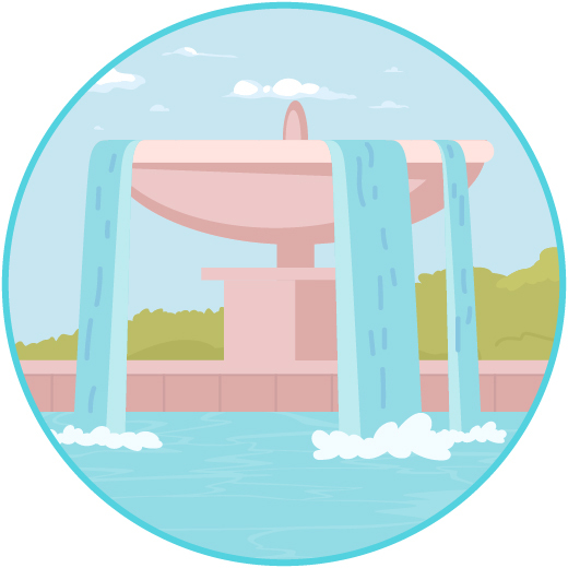 freeform pool - add water features