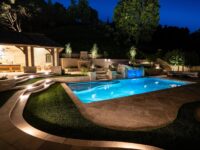 Drummond & sons Pools - pool at night