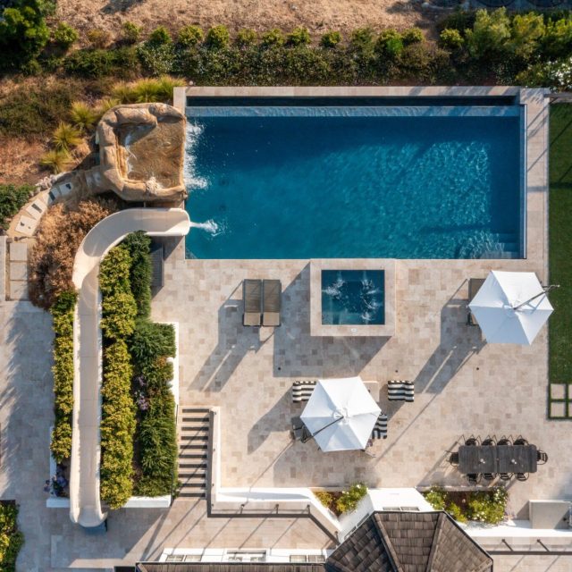 Drummond & sons Pools - aerial view