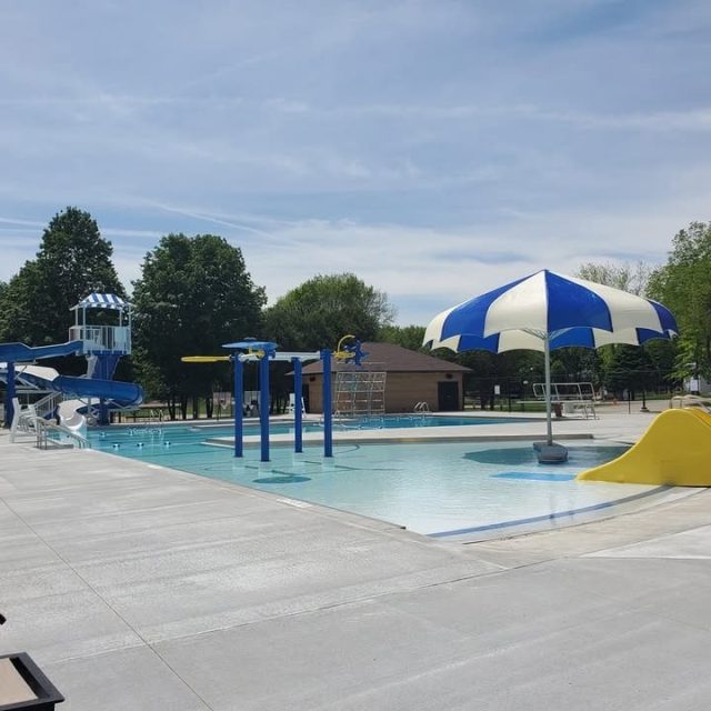 Shellrock pool constructed in Iowa - Pool Tech